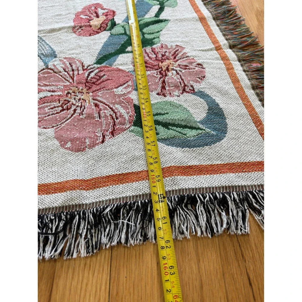 Y2K Vintage Daughter In Law Woven Fringe Tapestry Throw Blanket Wedding Gift